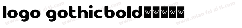 Logo Gothic-Bold字体转换